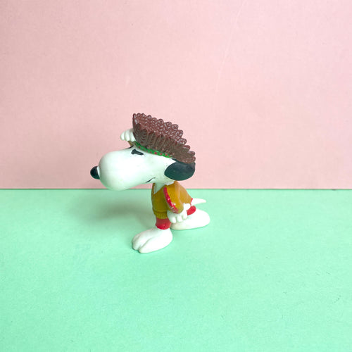 Snoopy Vintage Vinyl Figure -Native American