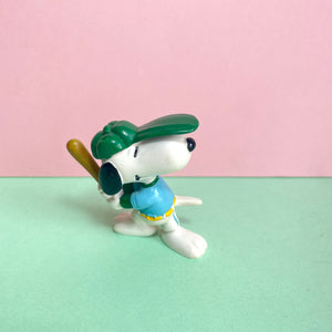 Snoopy Baseball Player Vintage Vinyl Figure