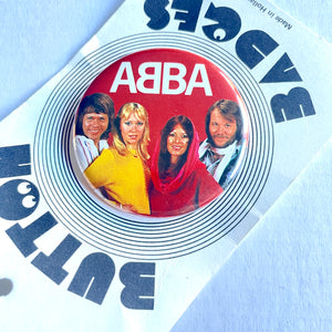 Vintage Abba Pin Badge