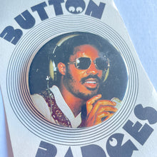 Vintage Stevie Wonder Pin Badge