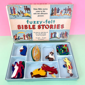 Vintage Fuzzy-Felt Bible Stories