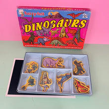 Vintage Fuzzy-Felt Dinosaurs