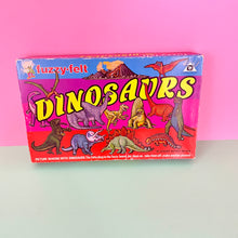 Vintage Fuzzy-Felt Dinosaurs