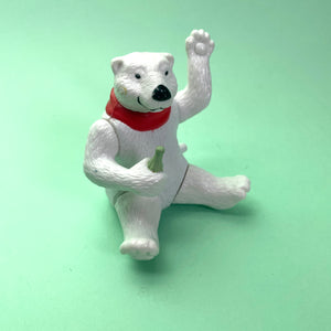 Vintage Coca Cola Polar Bear Wind Up toy 1996