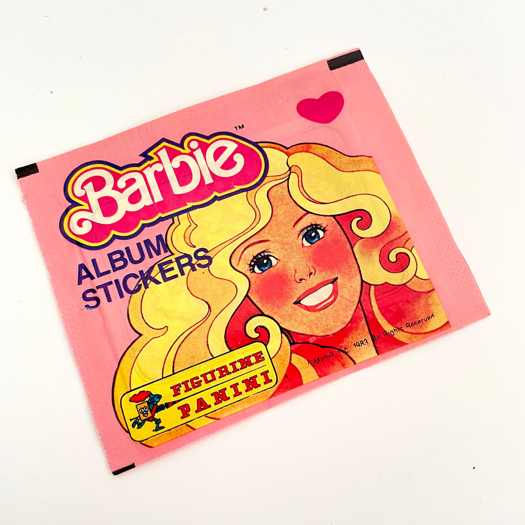 1980s Barbie Panini Stickers