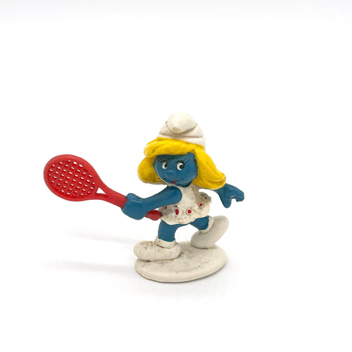 Vintage TENNIS PLAYER Smurfette