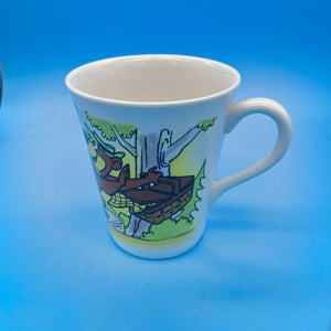 Retro 1980s yogi bear mug