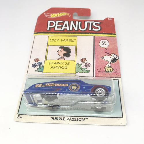 PEANUTS COLLECTION HOT WHEELS PURPLE PASSION