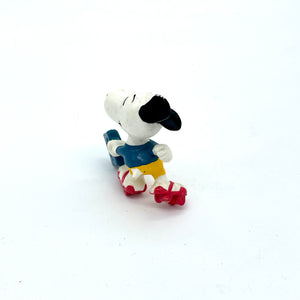 Snoopy Rollerskating Vintage Vinyl Figure